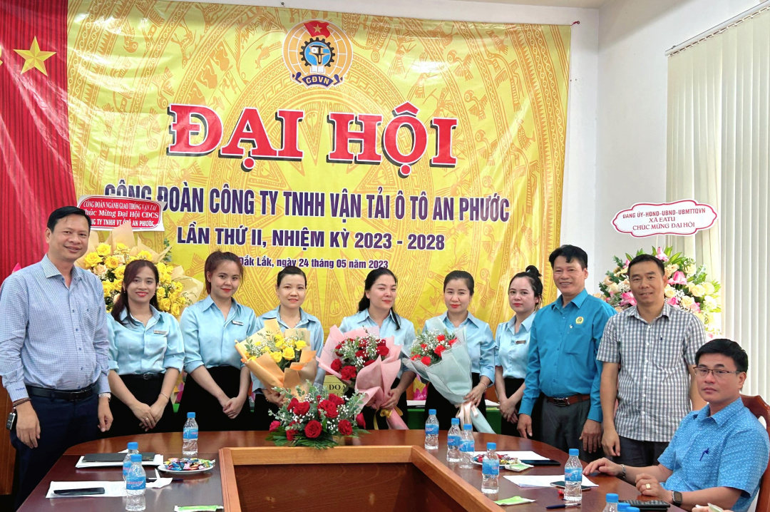 Đại hội Công đoàn Công ty TNHH Vận tải ô tô An Phước khoá II, nhiệm kỳ 2023 – 2028