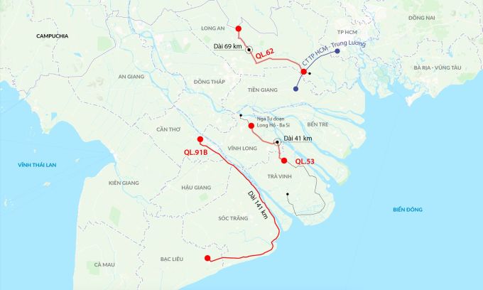 National highways will be renovated and upgraded. Graphics: Dang Hieu