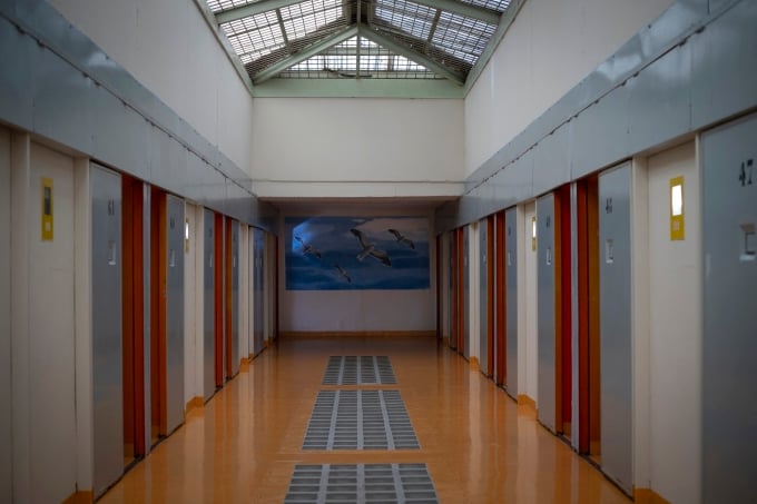 Men's and women's cells in Teixeiro prison on October 5. Photo: AFP