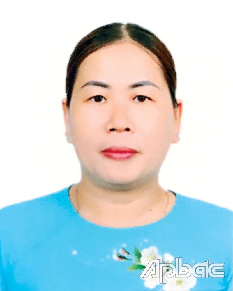 President of My Tho City Labor Federation Pham Thi Thu Ha.