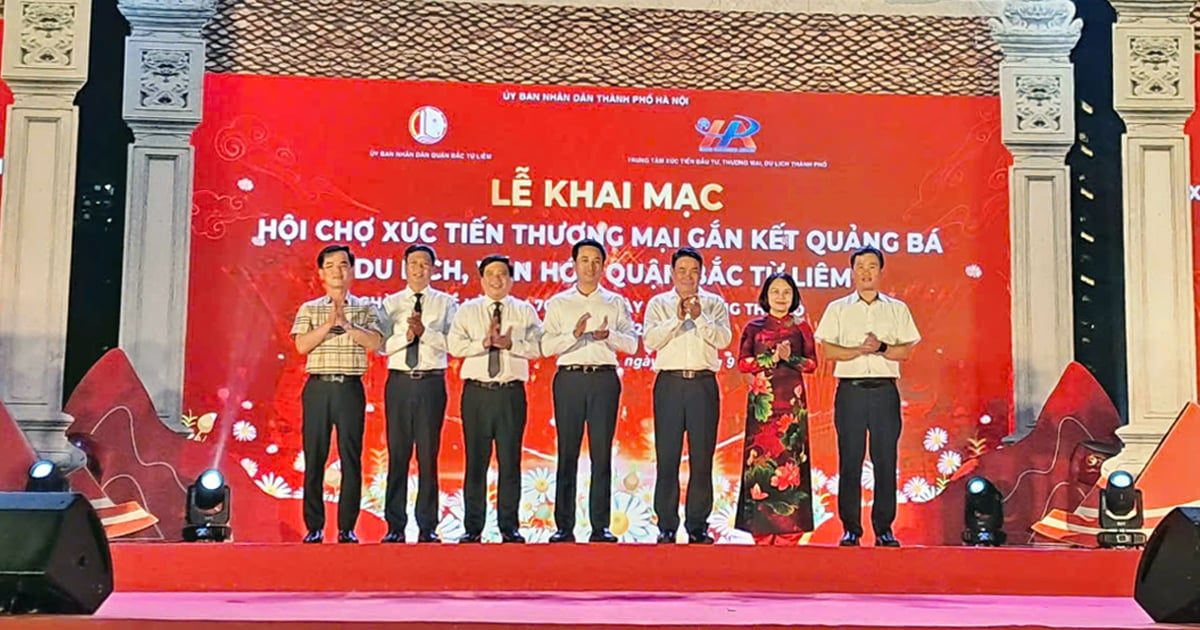 Khai mạc Hội chợ xúc tiến thương mại, du lịch, văn hóa quận Bắc Từ Liêm