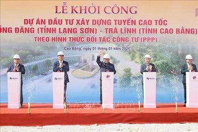 La autopista Dong Dang-Tra Linh contribuye a mejorar la competitividad de la provincia de Cao Bang