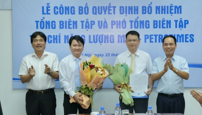 Bổ nhiệm Tổng Biên tập và Phó Tổng Biên tập Tạp chí Năng lượng Mới