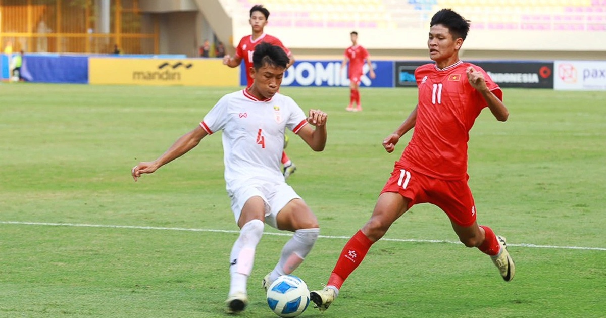 Thắng U16 Myanmar 5-1, U16 Việt Nam vào bán kết giải Đông Nam Á