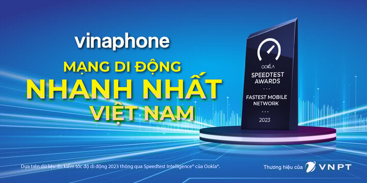 VinaPhone is the fastest mobile network in Vietnam in 2023.