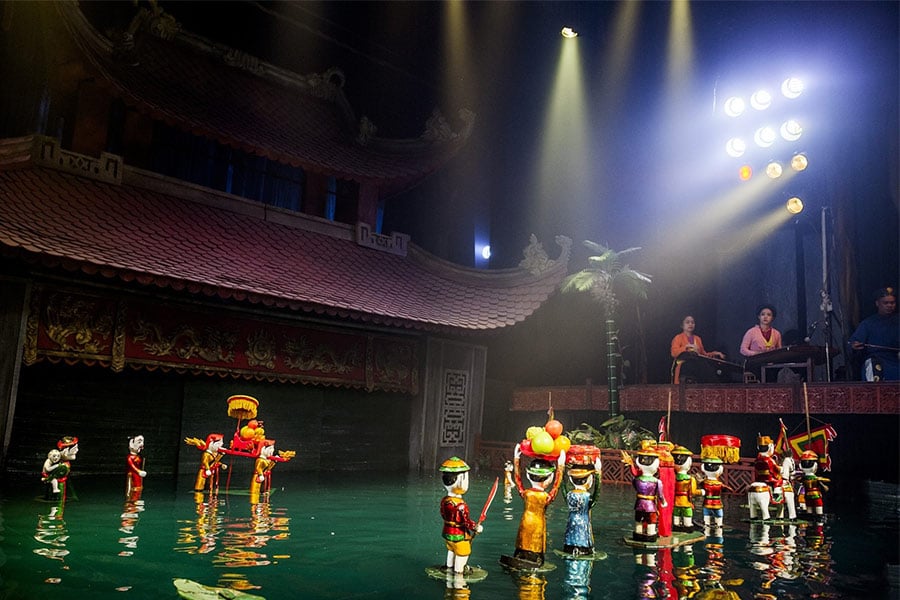 Folk Soul In Water Dance: Colors Of Water Puppetry