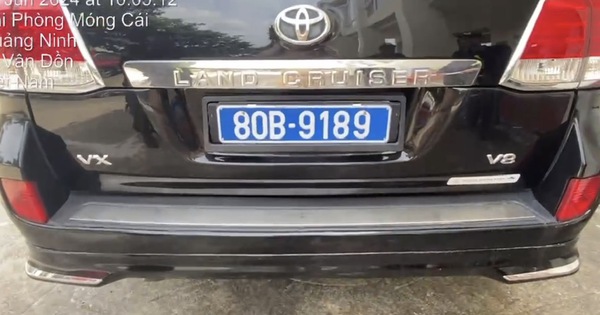 Central agency officials use fake blue license plates for Land Cruiser cars