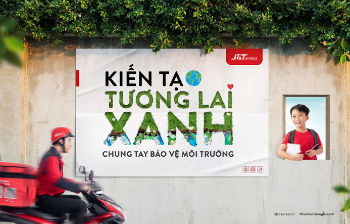 J&T Express triển khai chiến dịch thu gom rác thải nhựa để bảo vệ môi trường - Ảnh 1.