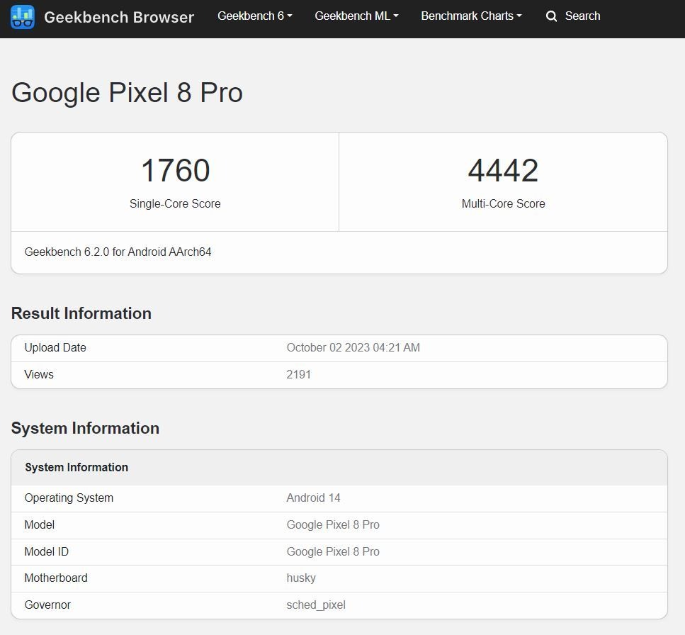 非常に強力なTensor G3チップを搭載したGoogle Pixel 8 Proの初期情報1