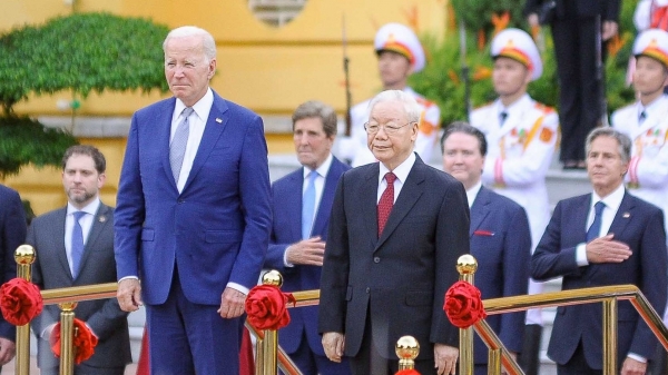 US President Joe Biden's two-day state visit to Vietnam in photos