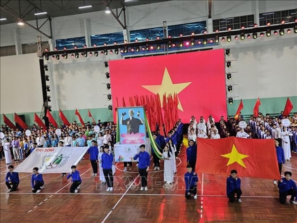 Les étudiants concourront pour 217 séries de médailles lors du 10e Festival national des sports de Phu Dong