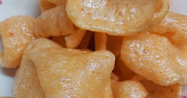 How to fry shrimp chips with an air fryer so they expand evenly and are as crispy as frying in a pan