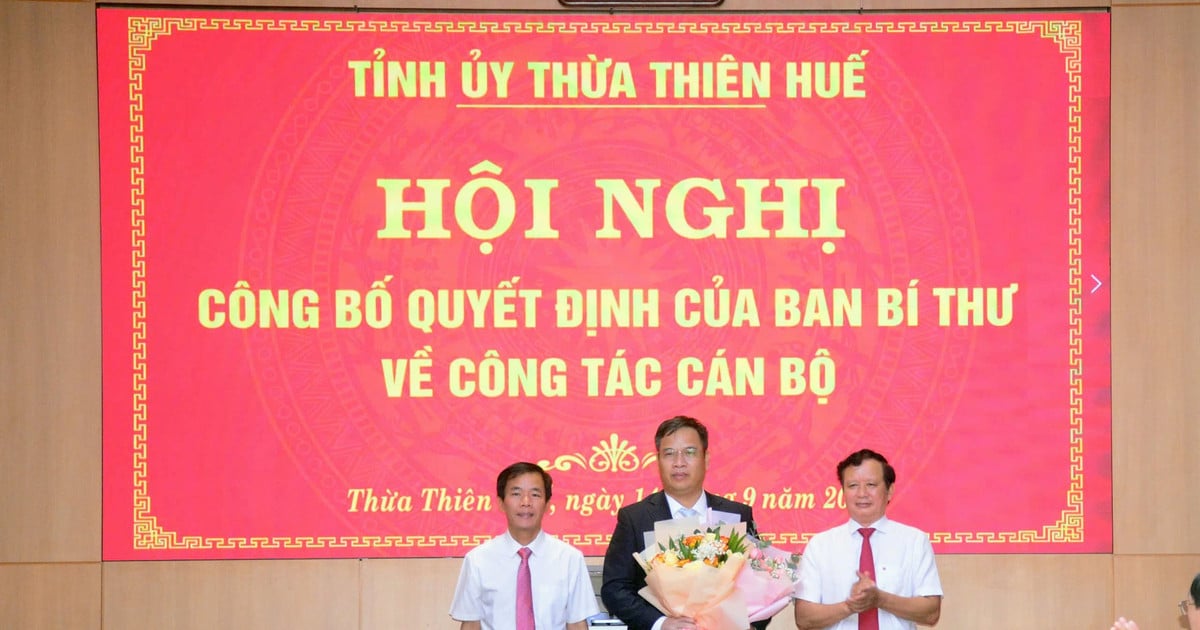 Thừa Thiên - Huế có tân Phó Bí thư Tỉnh uỷ