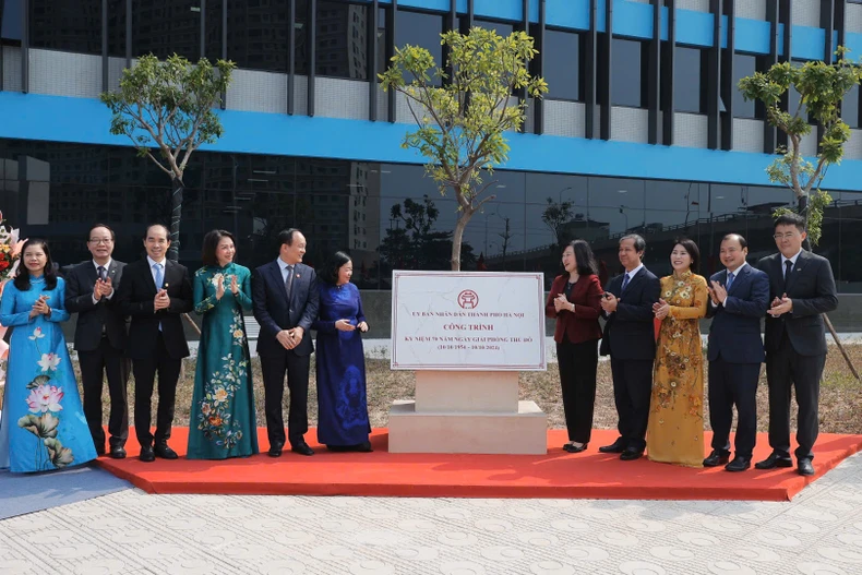 Inauguration et mise en service de l'hôpital pour enfants de Hanoi photo 3