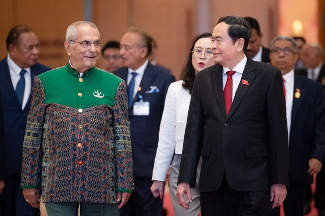 国会議長が東ティモール大統領と会談