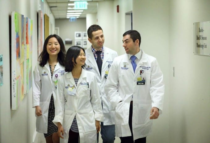 Students at Johns Hopkins University, USA. Photo: Johns Hopkins Medicine