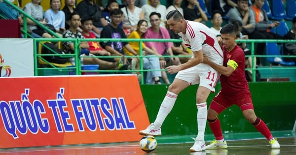 L'équipe vietnamienne de futsal a perdu contre une équipe « géante » d'Europe