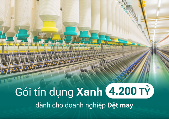 BIDV dành 4.200 tỷ đồng tín dụng xanh cho doanh nghiệp dệt may