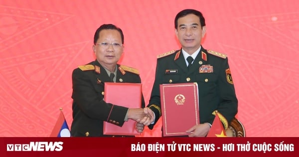 Firma del Protocolo sobre Cooperación en Materia de Defensa entre Vietnam y Laos para el período 2025-2029