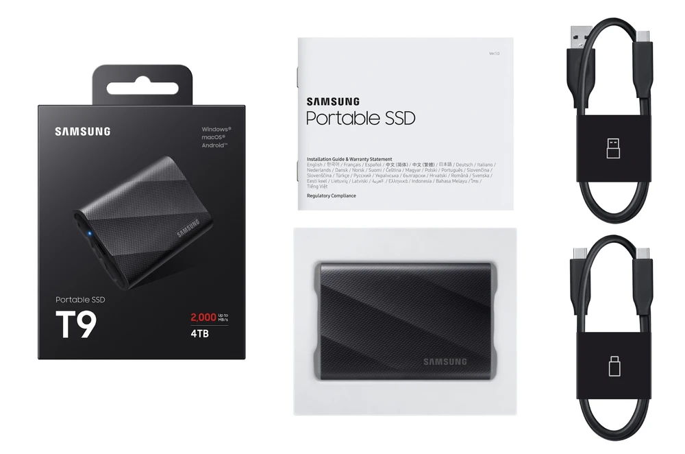 El Samsung SSD T9 tiene un precio de 3.619.000 VND
