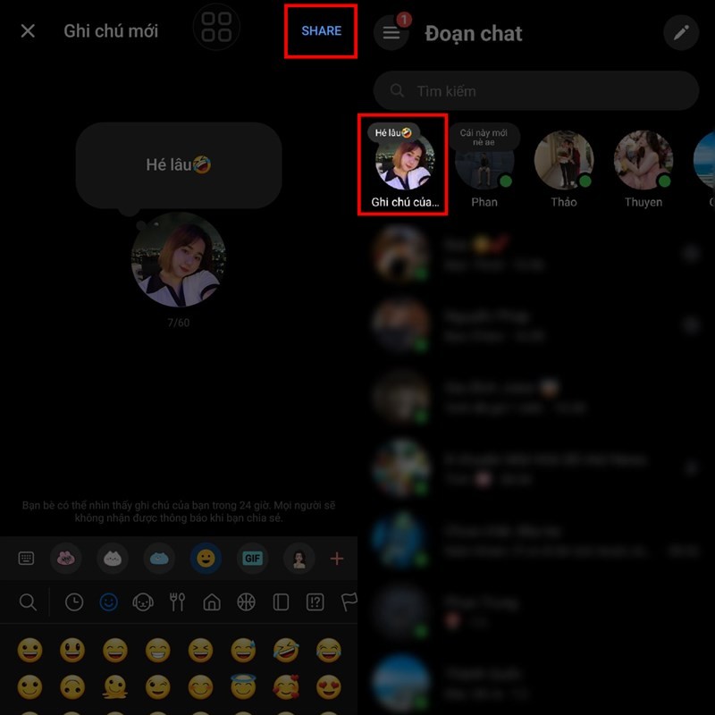 Hướng dẫn cập nhật suy nghĩ trên Messenger đơn giản, cực thú vị