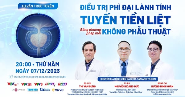 'Điều trị phì đại lành tính tuyến tiền liệt bằng phương pháp mới, không phẫu thuật'