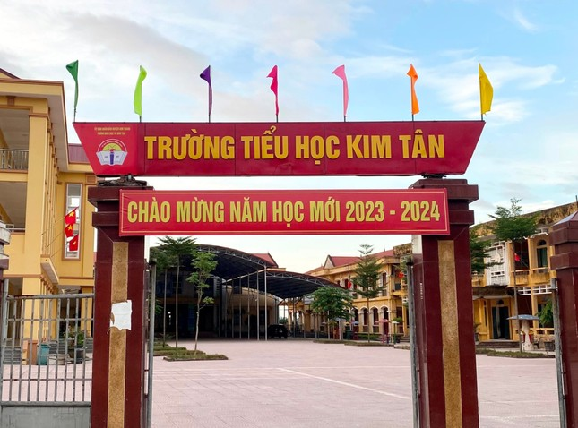 Trường Tiểu học Kim Tân (Kim Thành, Hải Dương). (Ảnh: T.A)