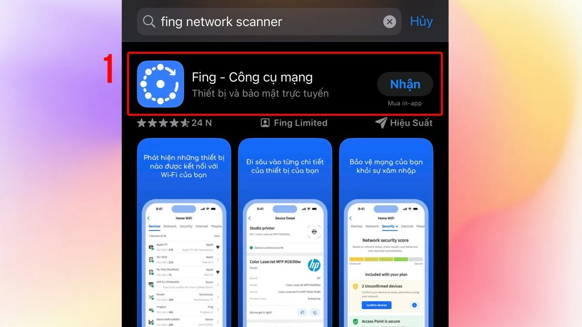 Kiểm tra ai đang dùng Wifi bằng điện thoại qua phần mềm Fing