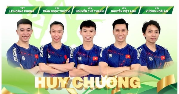 Đội tuyển Việt Nam giành 'mưa vàng' ở giải aerobic vô địch châu Á 2023