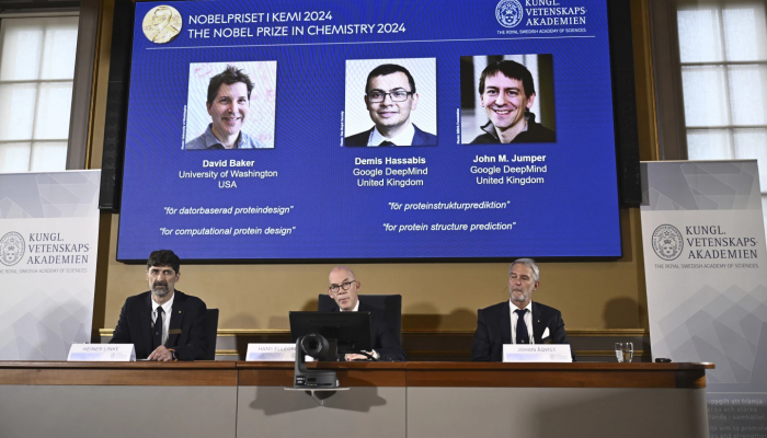 2024 Nobel Prize in Chemistry awarded to three scientists for work on proteins