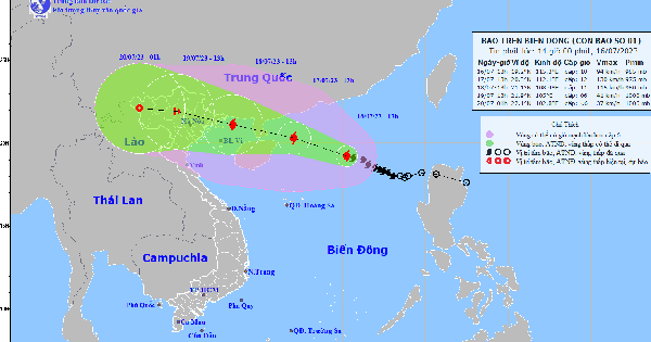 Storm No. 1 does not help the Mekong River to dry up