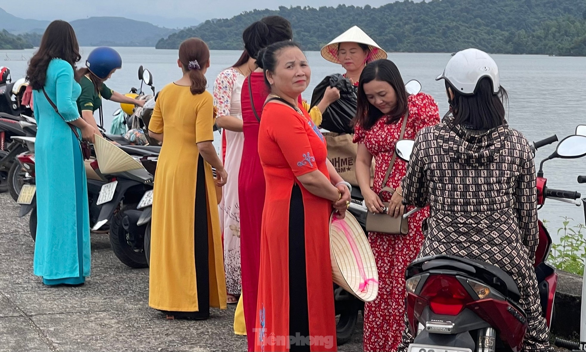 Les jeunes se rassemblent pour prendre des photos à côté de « l'arbre solitaire » à Quang Nam, photo 12