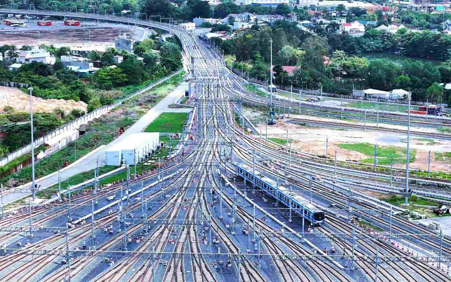 นครโฮจิมินห์วางแผนสร้างระบบรถไฟฟ้าใต้ดินระยะทางยาวกว่า 500 กม.  ภาพถ่าย: MAUR