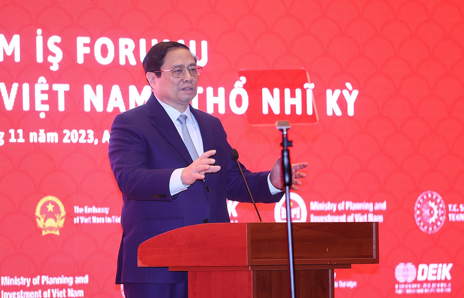 นายกรัฐมนตรีเข้าร่วมงาน Türkiye-Vietnam Business Forum