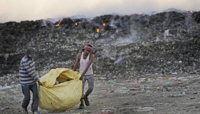 La recolección de basura en India se vuelve más difícil con el calor