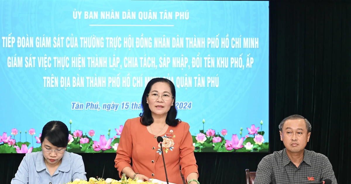 Chủ tịch HĐND TPHCM Nguyễn Thị Lệ: Khen thưởng, tri ân kịp thời cá nhân hoạt động khu phố, tổ dân phố