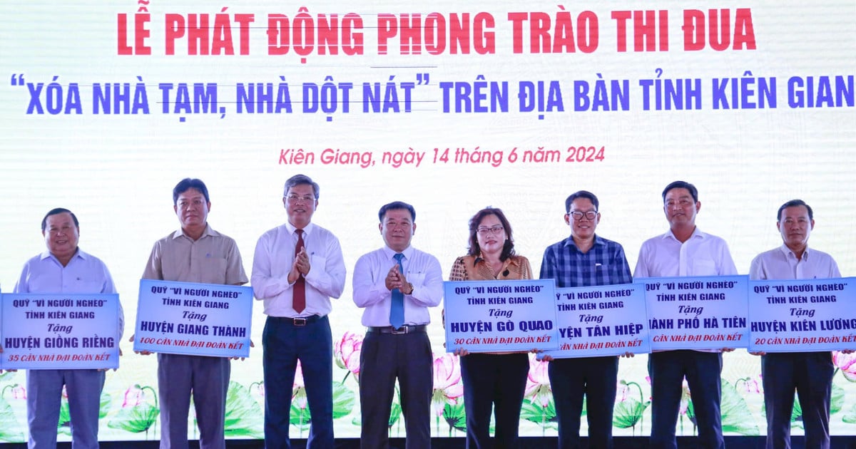 Kiên Giang thi đua xóa nhà tạm, nhà dột nát