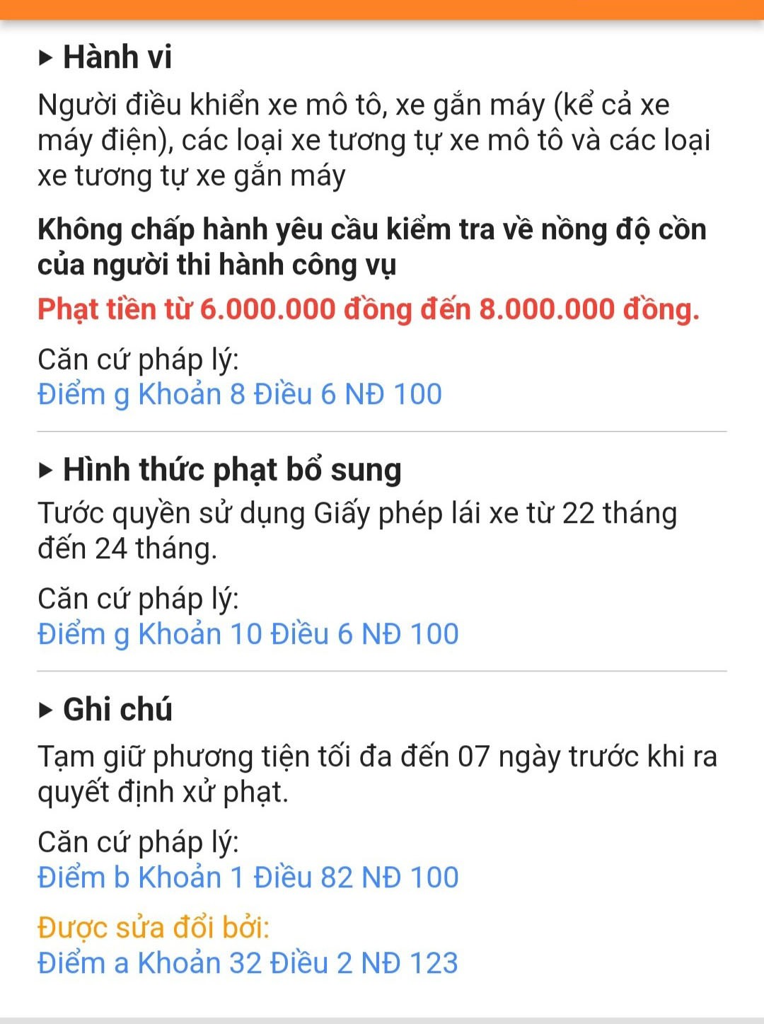 Không chấp hành yêu cầu kiểm tra về nồng độ cồn sẽ bị xử phạt thế nào?