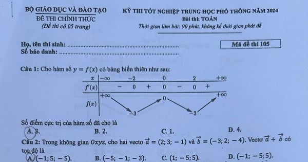 3 thí sinh vi phạm quy chế thi