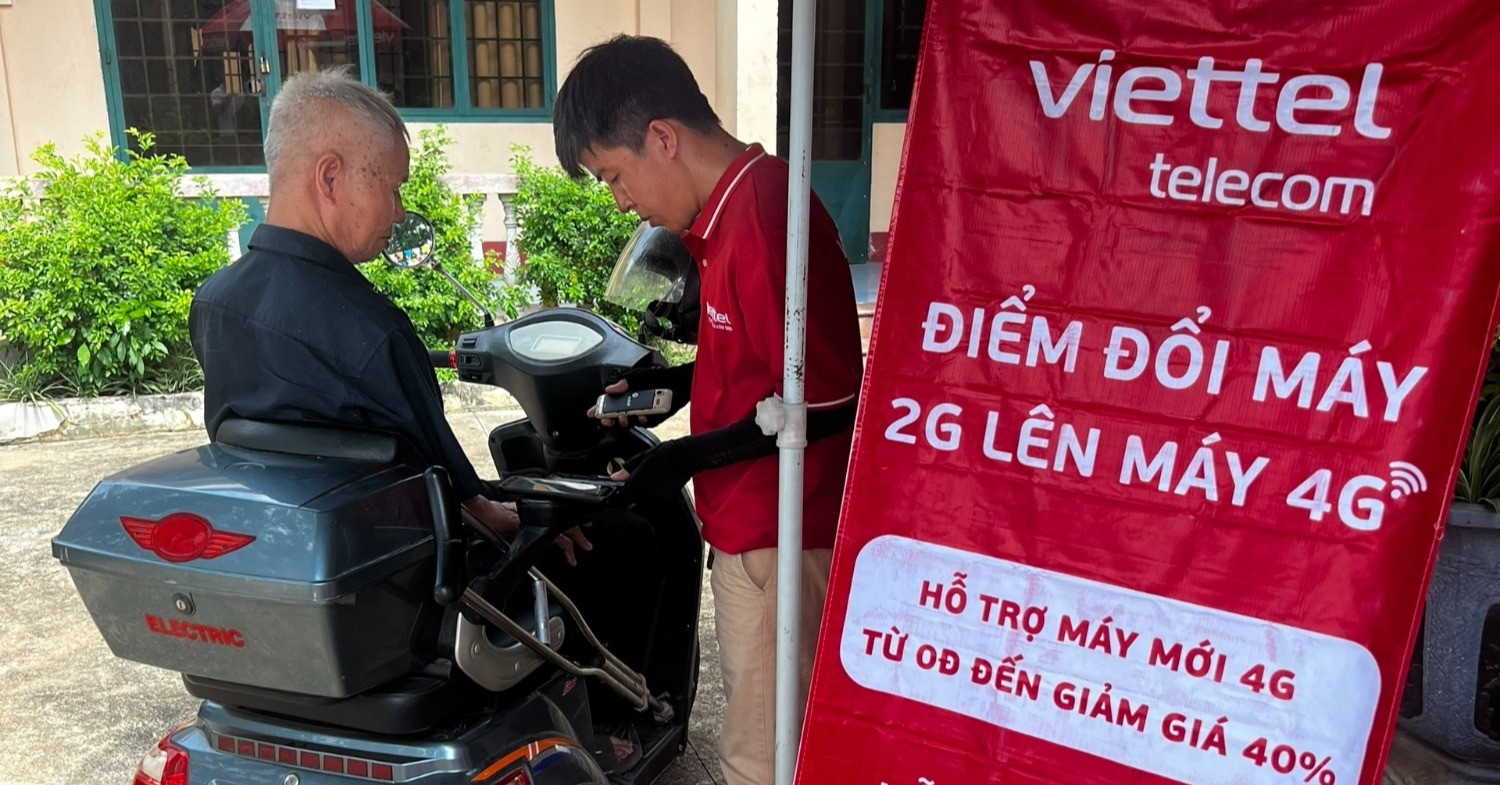 Viettel network stops 2G signal 'early' in a district in Dong Nai