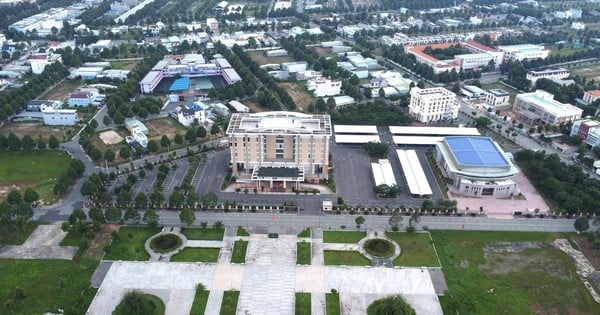 Vista aérea del futuro centro de innovación de Binh Duong