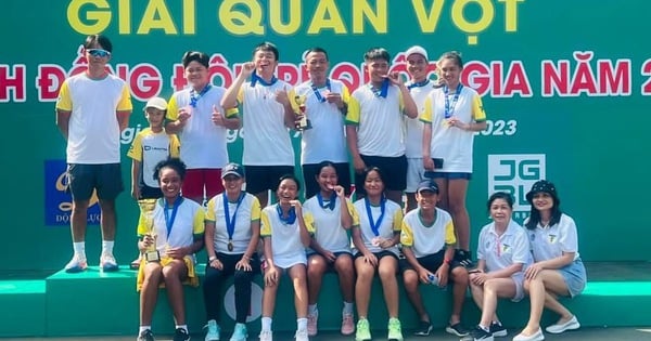 Ho Chi Minh City wins big at the 2023 National Team Tennis Tournament