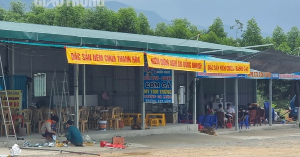 Entra en funcionamiento otra parada de descanso temporal en la autopista que pasa por Thanh Hoa