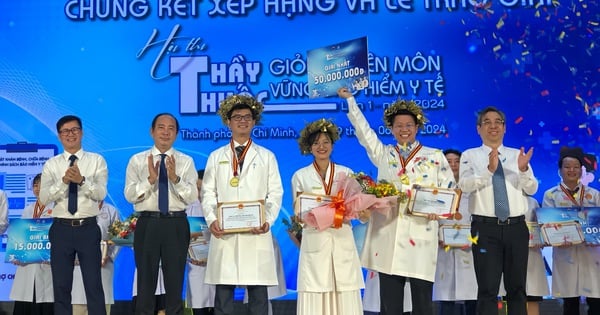 3 doctors in Ho Chi Minh City, An Giang, Dong Thap won first prize in the excellent doctor contest