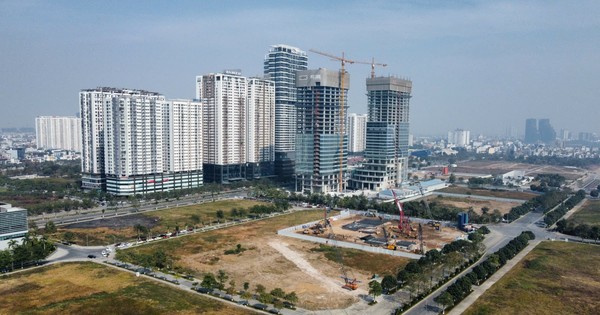 Overview of the most expensive 'super' project in Hanoi, continuously transferring 'golden land'