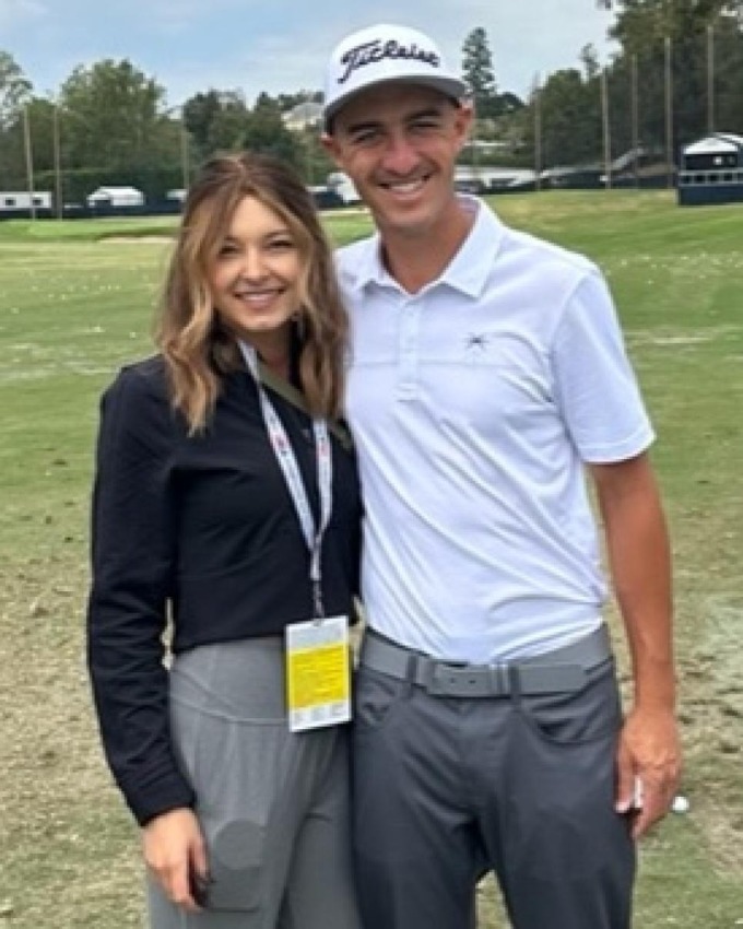 Bertuccelli (left) wants to accompany Pereira in her boyfriend's most important tournament. Photo: australiangolfdigest