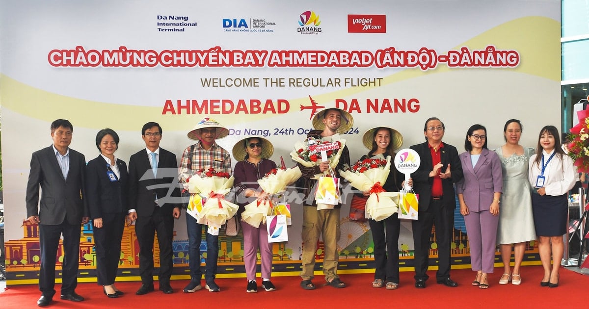 Đón chuyến bay đầu tiên từ Ahmedabad của Ấn Độ đến Đà Nẵng