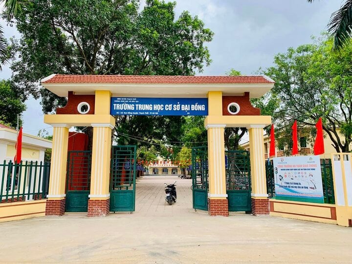 Trường THCS Đại Đồng nơi nhóm học sinh theo học.