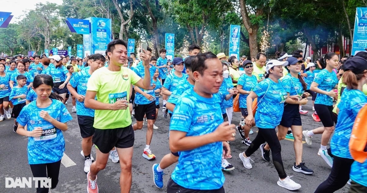 Hơn 9.000 vận động viên trong và ngoài nước tham dự giải Marathon ở Cần Thơ