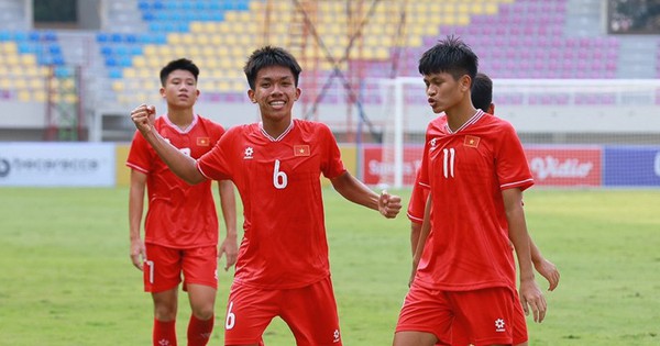 With a big win over U.16 Myanmar, U.16 Vietnam entered the Southeast Asian semi-finals with the top spot in the group.